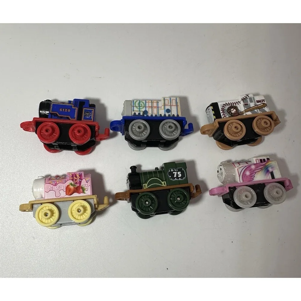Thomas & Friends Mini Train Cars Lot of‎ 6 Plastic Toy Engines